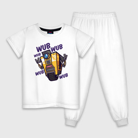 Детская пижама хлопок с принтом Borderlands в Санкт-Петербурге, 100% хлопок |  брюки и футболка прямого кроя, без карманов, на брюках мягкая резинка на поясе и по низу штанин
 | железяка | робот