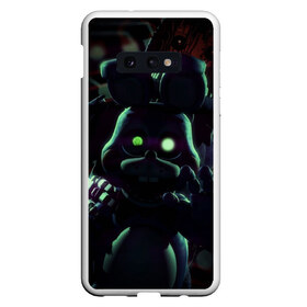 Чехол для Samsung S10E с принтом Five Nights At Freddys в Санкт-Петербурге, Силикон | Область печати: задняя сторона чехла, без боковых панелей | 5 ночей | 5 ночей с фредди | 5 ночей с фреди | five nights at freddys | foxy | аниматроники | игра | компьютерная игра | пять ночей с фредди | робот | фокси | фредди | фреди | чика