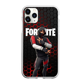 Чехол для iPhone 11 Pro матовый с принтом FORTNITE IKONIK в Санкт-Петербурге, Силикон |  | fortnite | fortnite 2 | fortnite x маршмелло | ikonik | marshmello | ninja | ninja streamer | иконик | ниндзя | фортнайт | фортнайт 2 | фортнайт глава 2