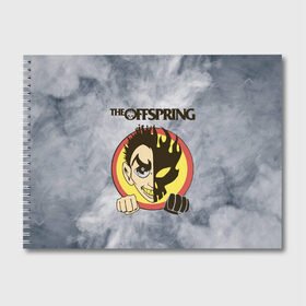 Альбом для рисования с принтом The Offspring в Санкт-Петербурге, 100% бумага
 | матовая бумага, плотность 200 мг. | dexter holland | music | offspring | rock | альтернативный рок | декстер холланд | музыка | отпрыск | офф спринг | оффспринг | панк рок | поп панк | рок | скейт панк