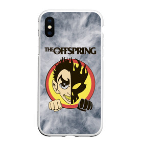 Чехол для iPhone XS Max матовый с принтом The Offspring в Санкт-Петербурге, Силикон | Область печати: задняя сторона чехла, без боковых панелей | dexter holland | music | offspring | rock | альтернативный рок | декстер холланд | музыка | отпрыск | офф спринг | оффспринг | панк рок | поп панк | рок | скейт панк