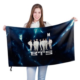 Флаг 3D с принтом BTS в Санкт-Петербурге, 100% полиэстер | плотность ткани — 95 г/м2, размер — 67 х 109 см. Принт наносится с одной стороны | bangtanboys | blackpink | bts | btsarmy | jhope | jimin | jin | jungkook | kimtaehyung | kpop | suga | taehyung | бтс | кпоп