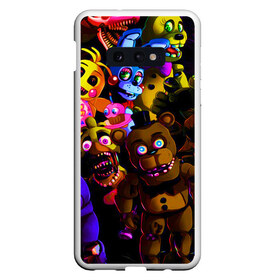 Чехол для Samsung S10E с принтом Five Nights At Freddys в Санкт-Петербурге, Силикон | Область печати: задняя сторона чехла, без боковых панелей | 5 ночей | 5 ночей с фредди | 5 ночей с фреди | five nights at freddys | fnaf | foxy | аниматроники | игра | компьютерная игра | пять ночей с фредди | фокси | фредди | фреди | чика