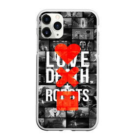 Чехол для iPhone 11 Pro Max матовый с принтом LOVE DEATH ROBOTS (LDR) в Санкт-Петербурге, Силикон |  | death | fantastic | future | ldr | love | love death and robots | love death robots | netflix | robots | sci fi | будущее | лдр | любовь | нетфликс | роботы | фантастика