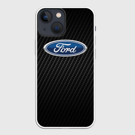 Чехол для iPhone 13 mini с принтом Ford Carbone | Форд Карбон в Санкт-Петербурге,  |  | Тематика изображения на принте: explorer | fiesta | focus | ford | gt40 | kuga | mondeo | mustang | авто | автомобиль | ам | куга | машина | мондео | мустанг | фиеста | фокус | форд