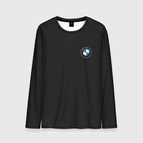 Мужской лонгслив 3D с принтом BMW 2020 Carbon Fiber в Санкт-Петербурге, 100% полиэстер | длинные рукава, круглый вырез горловины, полуприлегающий силуэт | auto | bmw | bmw 2020 | bmw logo 2020 | carbon | carbon fiber big | hermany | бмв | бмв 2020 | бмв лого 2020 | бмв новое лого | карбон | корбон | лагатип | логатип бмв | логотип