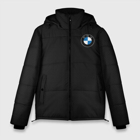 Мужская зимняя куртка 3D с принтом BMW 2020 Carbon Fiber в Санкт-Петербурге, верх — 100% полиэстер; подкладка — 100% полиэстер; утеплитель — 100% полиэстер | длина ниже бедра, свободный силуэт Оверсайз. Есть воротник-стойка, отстегивающийся капюшон и ветрозащитная планка. 

Боковые карманы с листочкой на кнопках и внутренний карман на молнии. | Тематика изображения на принте: auto | bmw | bmw 2020 | bmw logo 2020 | carbon | carbon fiber big | hermany | бмв | бмв 2020 | бмв лого 2020 | бмв новое лого | карбон | корбон | лагатип | логатип бмв | логотип