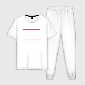 Мужская пижама хлопок с принтом Gamebred в Санкт-Петербурге, 100% хлопок | брюки и футболка прямого кроя, без карманов, на брюках мягкая резинка на поясе и по низу штанин
 | Тематика изображения на принте: 