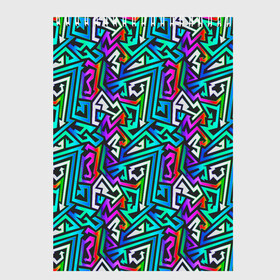 Скетчбук с принтом ГРАФФИТИ в Санкт-Петербурге, 100% бумага
 | 48 листов, плотность листов — 100 г/м2, плотность картонной обложки — 250 г/м2. Листы скреплены сверху удобной пружинной спиралью | doodling | pattern | textures | tiles | zentangle | абстракция | градиент | граффити | дудлинг | зентангл | красивые граффити | красивые картинки | паттерны | прикольные граффити | прикольные картинки | тайлы