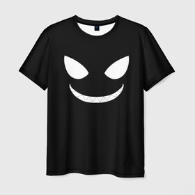 Мужская футболка 3D с принтом Shinra Smile, Fire Force в Санкт-Петербурге, 100% полиэфир | прямой крой, круглый вырез горловины, длина до линии бедер | anime | enen no shouboutai | fire force | pusu pusu | shinra | аниме | пламенная бригада пожарных | шинра кусакабэ