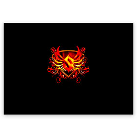 Поздравительная открытка с принтом Sabaton в Санкт-Петербурге, 100% бумага | плотность бумаги 280 г/м2, матовая, на обратной стороне линовка и место для марки
 | blood | fire | logo | rock | sabaton | группа | кровь | логотип | надпись | огонь | патрик йоханссон | рок | сабатон | символ | хэви метал | швеция
