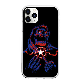 Чехол для iPhone 11 Pro Max матовый с принтом Skull Sum41 в Санкт-Петербурге, Силикон |  | order in decline | punk | punk rock | rock | sum 41 | sum41 | марк спиколак | панк рок | поп панк | рок | рок группа | сам фоти уан