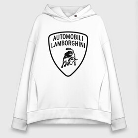 Женское худи Oversize хлопок с принтом lamborghini Logo Dark в Санкт-Петербурге, френч-терри — 70% хлопок, 30% полиэстер. Мягкий теплый начес внутри —100% хлопок | боковые карманы, эластичные манжеты и нижняя кромка, капюшон на магнитной кнопке | audi | auto | aventador | lamborghini | murcielago | urus | авто | автомобиль | ам | ламба | ламборгини | машина | машины | спорткар | урус