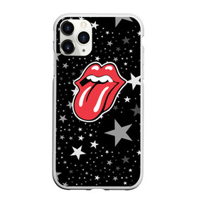 Чехол для iPhone 11 Pro Max матовый с принтом rolling stones star в Санкт-Петербурге, Силикон |  | mick jagger | music | rock | rolling stones | музыка | рок