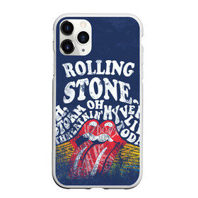 Чехол для iPhone 11 Pro Max матовый с принтом Rolling Stone в Санкт-Петербурге, Силикон |  | Тематика изображения на принте: mick jagger | music | rock | rolling stones | музыка | рок