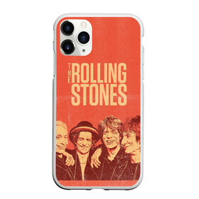 Чехол для iPhone 11 Pro Max матовый с принтом The Rolling Stones в Санкт-Петербурге, Силикон |  | mick jagger | music | rock | rolling stones | музыка | рок