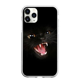 Чехол для iPhone 11 Pro Max матовый с принтом Злой Котик в Санкт-Петербурге, Силикон |  | angry | animal | animals | beast | black | cat | kitten | британец | британка | животное | животные | зверек | зверь | злая | злой | кот | котейка | котенок | котэ | кошка | кошки | черная