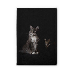 Обложка для автодокументов с принтом Котики в Санкт-Петербурге, натуральная кожа |  размер 19,9*13 см; внутри 4 больших “конверта” для документов и один маленький отдел — туда идеально встанут права | animal | animals | beast | black | cat | kitten | животное | животные | зверек | зверь | кот | котейка | котенок | котики | котэ | кошка | кошки | мейн кун | черная