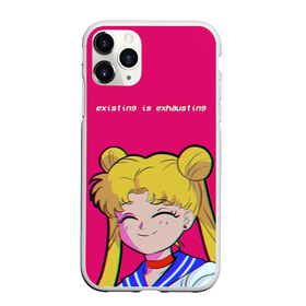 Чехол для iPhone 11 Pro Max матовый с принтом EXISTING IS EXHAUSTING в Санкт-Петербурге, Силикон |  | anime | japan | manga | sailor moon | аниме | девочка | девушка | лунная призма | манга | сейлор мун | сэйлор мун | япония