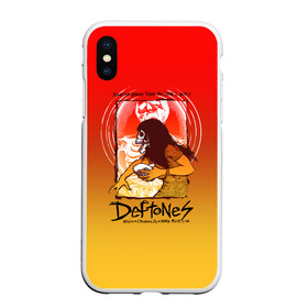 Чехол для iPhone XS Max матовый с принтом Deftones Poster в Санкт-Петербурге, Силикон | Область печати: задняя сторона чехла, без боковых панелей | Тематика изображения на принте: chi cheng | chino moreno | deftones | dia de los | diamond eye | дефтонс | серхио вега | стивен карпентер | фрэнк делгадо | чи ченг | чино морено | эйб каннингем