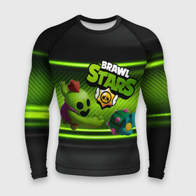 Мужской рашгард 3D с принтом brawn stars Spike Спайк в Санкт-Петербурге,  |  | brawl | brawl stars | brawlstars | brawl_stars | jessie | poco | бравл | бравлстарс | поко