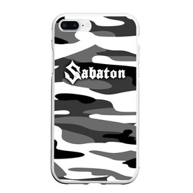 Чехол для iPhone 7Plus/8 Plus матовый с принтом Камуфляж Sabaton в Санкт-Петербурге, Силикон | Область печати: задняя сторона чехла, без боковых панелей | battle | panzerkampf | primo victoria | sabaton | the art of war | the great war | атака мертвецов | бисмарк | броден | войны | группа | йоаким | латный ботинок | метал | ночные ведьмы | пауэр | рок | рыцарские доспехи | сабатон