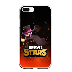 Чехол для iPhone 7Plus/8 Plus матовый с принтом Brawl stars Mortis Мортис в Санкт-Петербурге, Силикон | Область печати: задняя сторона чехла, без боковых панелей | brawl | brawl stars | brawlstars | brawl_stars | jessie | mortis | бравл | бравлстарс | мортис