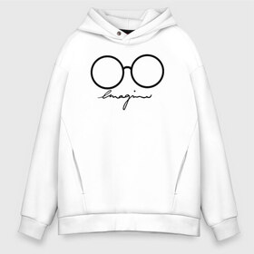 Мужское худи Oversize хлопок с принтом Imagine John Lennon в Санкт-Петербурге, френч-терри — 70% хлопок, 30% полиэстер. Мягкий теплый начес внутри —100% хлопок | боковые карманы, эластичные манжеты и нижняя кромка, капюшон на магнитной кнопке | Тематика изображения на принте: autograph | beatles | imagine | john | lennon | the beatles | автограф | битлз | битлы | голубая | группа | джинса | джинсовая | джинсовый | джон | купить | леннон | леннона | очки | с группы