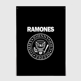 Постер с принтом RAMONES в Санкт-Петербурге, 100% бумага
 | бумага, плотность 150 мг. Матовая, но за счет высокого коэффициента гладкости имеет небольшой блеск и дает на свету блики, но в отличии от глянцевой бумаги не покрыта лаком | america | ramones | rock | usa | америка | джонни рамон | джоуи рамон | ди ди рамон | клем бурк | кристофер уорд | марки рамон | рамоунз | ричи рамон | рок | сша | томми рамон