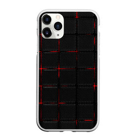 Чехол для iPhone 11 Pro Max матовый с принтом 3D Плиты Red & Black в Санкт-Петербурге, Силикон |  | Тематика изображения на принте: 3d | 3д | 3д полосы | led | led подсветка | красночерный | красный | полосы | свет | свечение | текстуры | черно красный | черный