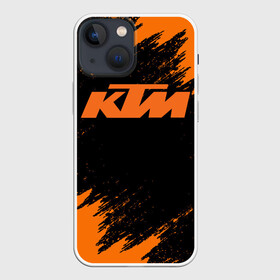 Чехол для iPhone 13 mini с принтом КТМ | КТМ (Z) в Санкт-Петербурге,  |  | Тематика изображения на принте: enduro | ktm | moto | moto sport | motocycle | sportmotorcycle | ктм | мото | мото спорт | мотоспорт | спорт мото