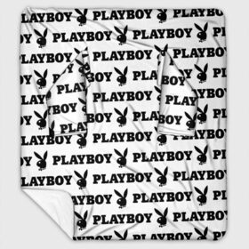 Плед с рукавами с принтом PLAYBOY в Санкт-Петербурге, 100% полиэстер | Закругленные углы, все края обработаны. Ткань не мнется и не растягивается. Размер 170*145 | Тематика изображения на принте: brand | brazzers | fake taxi | faketaxi | hub | mode | playboy | бразерс | бренд | мода | фейк такси