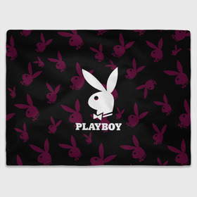 Плед 3D с принтом PLAYBOY в Санкт-Петербурге, 100% полиэстер | закругленные углы, все края обработаны. Ткань не мнется и не растягивается | brand | brazzers | fake taxi | faketaxi | hub | mode | playboy | бразерс | бренд | мода | фейк такси