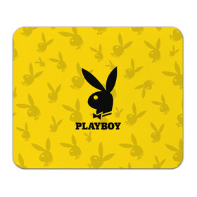 Коврик для мышки прямоугольный с принтом PLAYBOY | ПЛЕЙБОЙ (Z) в Санкт-Петербурге, натуральный каучук | размер 230 х 185 мм; запечатка лицевой стороны | Тематика изображения на принте: brand | brazzers | fake taxi | faketaxi | hub | mode | playboy | бразерс | бренд | мода | фейк такси