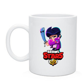 Кружка керамическая с принтом BRAWL STARS BIBI в Санкт-Петербурге, керамика | объем — 330 мл, диаметр — 80 мм. Принт наносится на бока кружки, можно сделать два разных изображения | bibi | brawl | brawl stars | crow | leon | max | sally | shark | stars | акула | биби | бравл | бравл старс | браво старс | игра | компьютерная | кров | леон | леон акула | старс | шарк