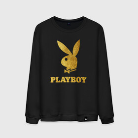 Мужской свитшот хлопок с принтом PLAYBOY GOLD в Санкт-Петербурге, 100% хлопок |  | brand | brazzers | fake taxi | faketaxi | hub | mode | playboy | бразерс | бренд | мода | фейк такси