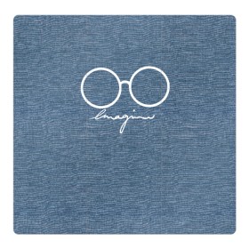 Магнитный плакат 3Х3 с принтом Imagine John Lennon в Санкт-Петербурге, Полимерный материал с магнитным слоем | 9 деталей размером 9*9 см | autograph | beatles | imagine | john | lennon | the beatles | автограф | битлз | битлы | голубая | группа | джинса | джинсовая | джинсовый | джон | купить | леннон | леннона | очки | с группы