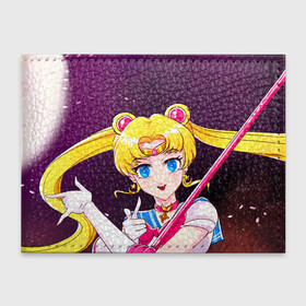 Обложка для студенческого билета с принтом Sailor Moon в Санкт-Петербурге, натуральная кожа | Размер: 11*8 см; Печать на всей внешней стороне | anime | japan | manga | sailor moon | аниме | девочка | девушка | луна | лунная призма | манга | сейлор мун | сэйлор мун | япония