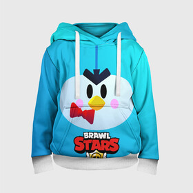 Детская толстовка 3D с принтом Brawl Stars Penguin в Санкт-Петербурге, 100% полиэстер | двухслойный капюшон со шнурком для регулировки, мягкие манжеты на рукавах и по низу толстовки, спереди карман-кенгуру с мягким внутренним слоем | penguin | pengvin | pingvin | пенгвин | пингвин