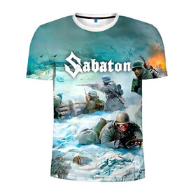 Мужская футболка 3D спортивная с принтом Sabaton в Санкт-Петербурге, 100% полиэстер с улучшенными характеристиками | приталенный силуэт, круглая горловина, широкие плечи, сужается к линии бедра | battle | panzerkampf | primo victoria | sabaton | the art of war | the great war | атака мертвецов | бисмарк | броден | войны | группа | йоаким | латный ботинок | метал | ночные ведьмы | пауэр | рок | рыцарские доспехи | сабатон