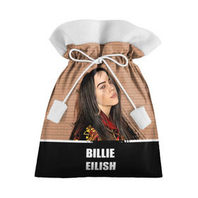 Подарочный 3D мешок с принтом Billie Eilish в Санкт-Петербурге, 100% полиэстер | Размер: 29*39 см | billie eilish | билли айлиш | музыка