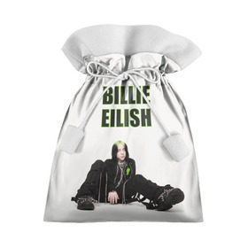 Подарочный 3D мешок с принтом Billie Eilish в Санкт-Петербурге, 100% полиэстер | Размер: 29*39 см | billie eilish | билли айлиш | музыка