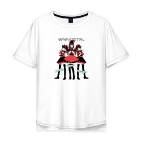 Мужская футболка хлопок Oversize с принтом Babymetal в Санкт-Петербурге, 100% хлопок | свободный крой, круглый ворот, “спинка” длиннее передней части | anime | babymetal | bts | idol | japan | k pop | аниме | группа | идол | каваии | каваий | метал | музыка | япония