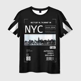 Мужская футболка 3D с принтом New-York Strips в Санкт-Петербурге, 100% полиэфир | прямой крой, круглый вырез горловины, длина до линии бедер | fashion | hypebeast | off | off white | streetwear | virgil abloh | white | вайт | итальянский | мода | офф | офф вайт | стаил | стритвир | уличный | урбан