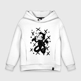 Детское худи Oversize хлопок с принтом Felix The Cat в Санкт-Петербурге, френч-терри — 70% хлопок, 30% полиэстер. Мягкий теплый начес внутри —100% хлопок | боковые карманы, эластичные манжеты и нижняя кромка, капюшон на магнитной кнопке | cat | felix | the | детские | женские | и | кот | кота | кошка | мужские | принт | с котами | с котом | с кошкой | с принтом | супер | супер кот | феликс | черная | черного кота | черной | черный