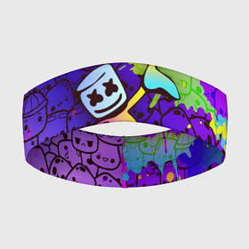 Повязка на голову 3D с принтом Marshmello (Oko) в Санкт-Петербурге,  |  | dj | marshmello | oko | взлет | висит | граффити | губы | денс | диджей | дым | дэнс | звезда | звезды | зефир | зуб | инопланетянин | комсток | космос | кристофер | луне | маршмелло | маршмеллоу | маршмело | музыка