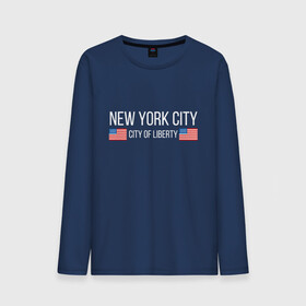 Мужской лонгслив хлопок с принтом NEW YORK в Санкт-Петербурге, 100% хлопок |  | Тематика изображения на принте: america | city | new | ny | of | states | united | usa | york | америка | американская | америки | йорк | нью | нью йорк | свобода | сша | туризм | туристическая | флаг | флаги