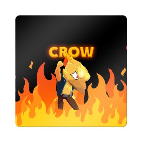 Магнит виниловый Квадрат с принтом BRAWL STARS CROW в Санкт-Петербурге, полимерный материал с магнитным слоем | размер 9*9 см, закругленные углы | bibi | brawl | brawl stars | crow | leon | max | sally | shark | stars | акула | биби | бравл | бравл старс | браво старс | игра | компьютерная | кров | леон | леон акула | старс | шарк