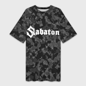 Платье-футболка 3D с принтом SABATON | САБАТОН (Z) в Санкт-Петербурге,  |  | sabaton | skull | даниель муллбак | йоаким броден | крис рёланд | оскар монтелиус | пэр сундстрём | рикард сунден | сабатон | скелет | тоббе энглунд | томми юханссон | ханнес ван дал | черепа