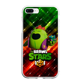 Чехол для iPhone 7Plus/8 Plus матовый с принтом Brawn Stars Spike в Санкт-Петербурге, Силикон | Область печати: задняя сторона чехла, без боковых панелей | brawl | brawl stars | brawlstars | brawl_stars | jessie | poco | бравл | бравлстарс | поко